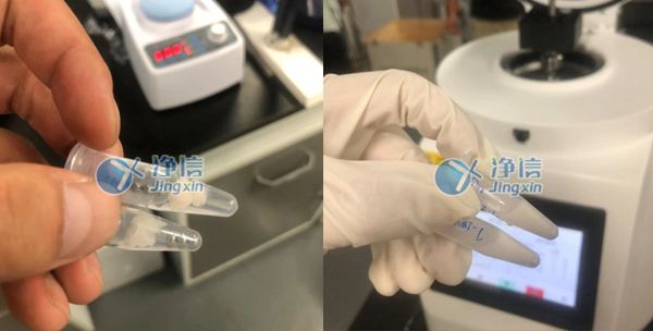 樣品研磨處理前后實(shí)驗(yàn)效果